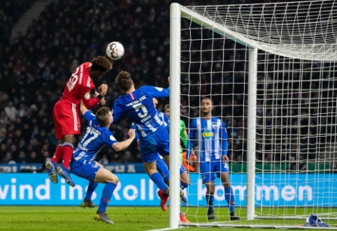 "Bayern" po pratęsimo žengė į Vokietijos taurės ketvirtfinalį