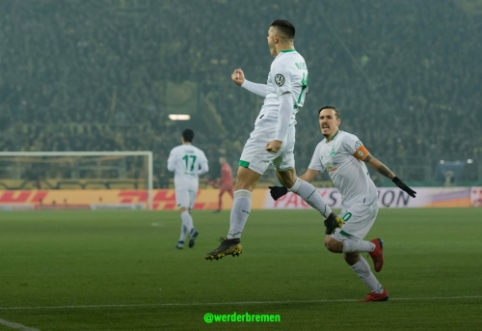 "DFB Pokal": Įspūdinga drama Dortmunde baigėsi "Werder" pergale po 11 m. baudinių serijos