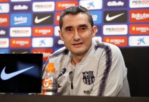 E. Valverde: "Neketiname rizikuoti Messi sveikata" (papildyta)