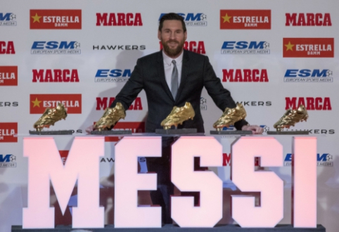 Lenktynės dėl "Auksinio batelio": L. Messi lyderystė ir Estijoje varžovus baudęs brazilas