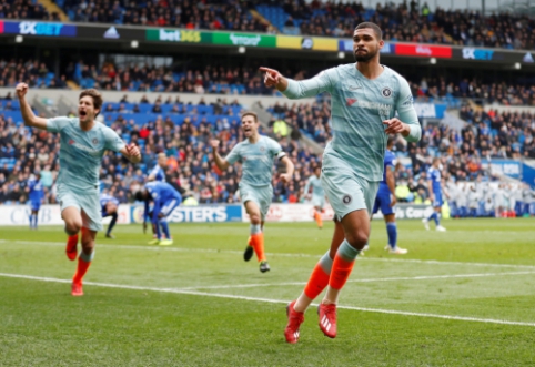 "Cardiff" mačo pabaigoje išleido pergalę prieš "Chelsea"