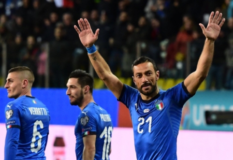 Į Italijos futbolo istoriją įsirašęs F. Quagliarella: "Nejaučiu, jog man 36-eri"