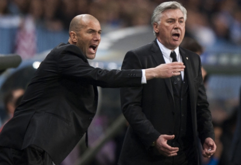 C. Ancelotti: "Zidane'as ir "Real" yra sukurti vienas kitam"