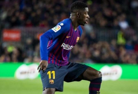 "Barcelona" prieš "Lyon" veikiausiai žais be O. Dembele