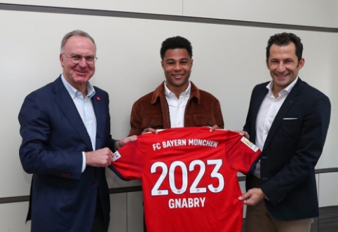 Oficialu: S. Gnabry savo ateitį susiejo su "Bayern"