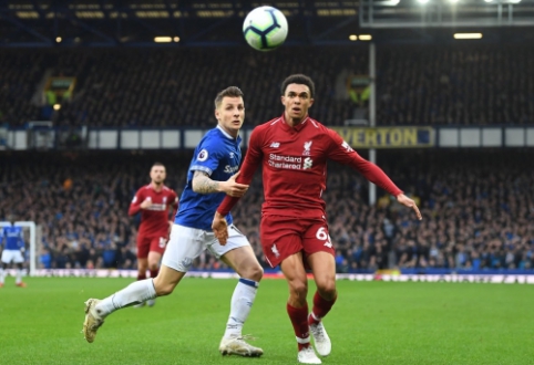 "Liverpool" neįveikė "Everton" ir prarado lyderio poziciją "Premier" lygoje