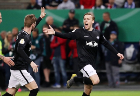 "RB Leipzig" žengė į Vokietijos taurės finalą