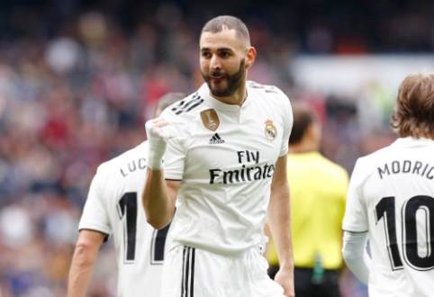 Arti savo rekordo esantis K. Benzema nebijo konkurencijos puolėjo pozicijoje