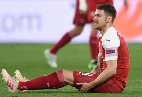 A. Ramsey dėl patirtos traumos galimai sužaidė paskutines rungtynes su "Arsenal"