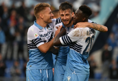 "Serie A": "Lazio" iškovojo pergalę prieš "Udinese"