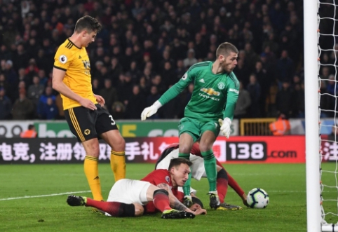 "Wolves" dar kartą namuose nugalėjo "Man Utd" ekipą, "Fulham" paliks pirmenybes