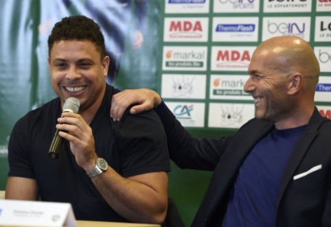 Ronaldo: "Niekada neįsivaizdavau, kad Zidane'as taps treneriu"