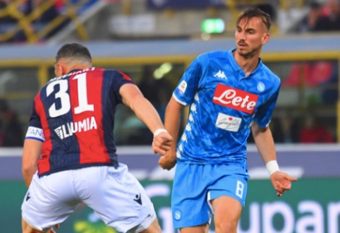 "Napoli" Italijos pirmenybėse finišavo nesėkme prieš "Bologna"