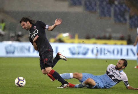 Italijoje - dramatiškos "Lazio" ir "Bologna" ekipų lygiosios