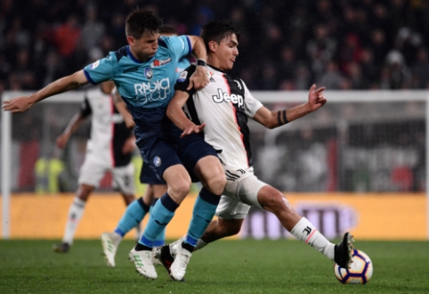 "Serie A": "Juventus" ir "Atalanta" išsiskyrė taikiai, "Napoli" sutriuškino "Inter"