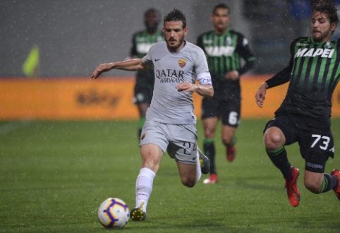 "Roma" nesugebėjo palaužti "Sassuolo" ekipos
