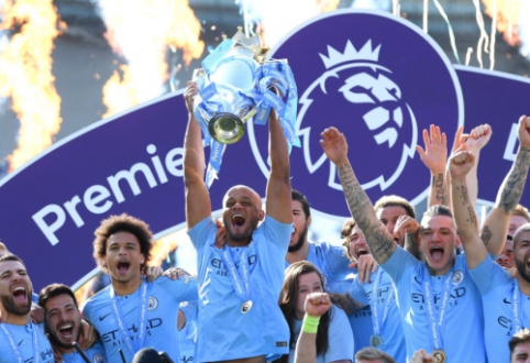 Netikėtumų neįvyko: "Manchester City" – antrus metus iš eilės Anglijos čempionas