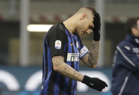 "Inter" strategu tapęs A. Conte nurodė parduoti M. Icardi