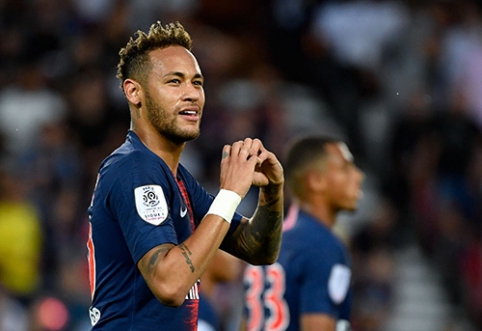 Be Neymaro - silpnas rezultatas: PSG neįveikė "Nurnberg"