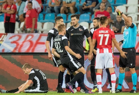 LFF kreipėsi į UEFA drausmės komitetą dėl V. Slavicko traumos