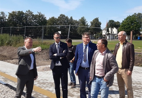 LFF vadovai užsuko į Kretingą
