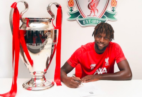 D. Origi pasirašė naują sutartį su "Liverpool"