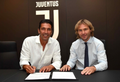 Oficialu: G. Buffonas sugrįžo į "Juventus"