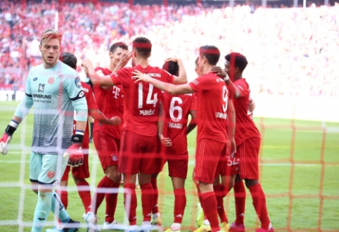 "Bundesliga": "Bayern" pervažiavo "Mainz" ekipą