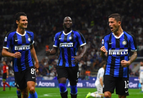"Inter" sezoną Italijoje atidarė įspūdingais įvarčiais ir triuškinančia pergale