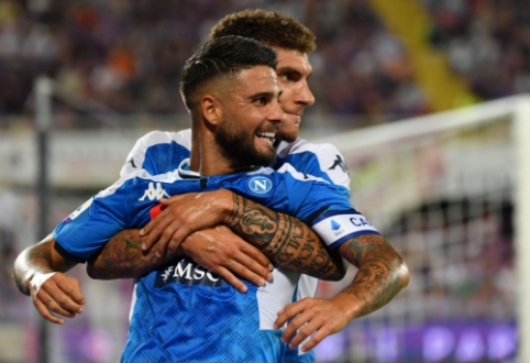 "Napoli" septynių įvarčių dramoje palaužė "Fiorentiną"
