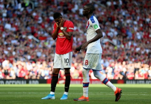 "Man Utd" per pridėtą laiką nusileido "Crystal Palace" ekipai