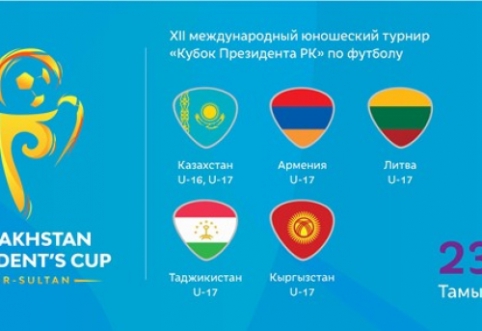 U-17 rinktinės rezervas įgis patirties turnyre Kazachstane