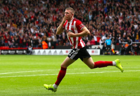 "Sheffield Utd" pasiekė pirmąją pergalę "Premier" lygoje