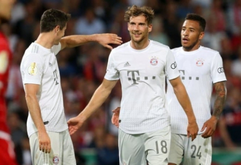 "Bayern" nesunkiai įveikė pirmąjį "DFB Pokal" etapą