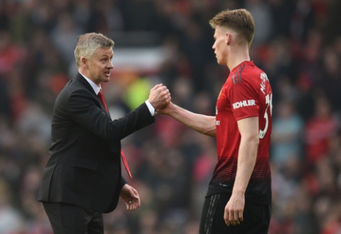 S. McTominay'us įsitikinęs, kad O. G. Solskjaeras yra tinkamas treneris "Man Utd" ekipai