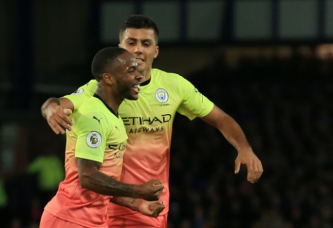 "Man City" antrajame kėlinyje įrodė pranašumą prieš "Everton"