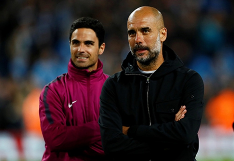 J.Guardiola: M.Arteta taps mano įpėdiniu