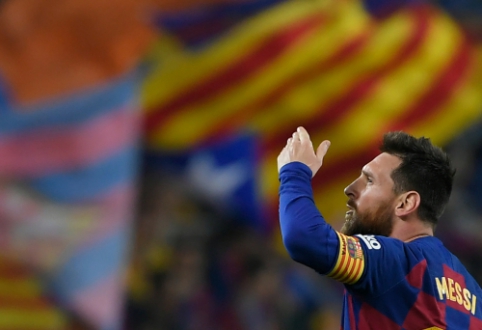 Nuostabus L. Messi atvedė "Barcą" į triuškinančią pergalę Ispanijoje