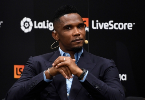 S. Eto'o: tikėkimės, kad „Barcelona“ jau turi L. Messi įpėdinį