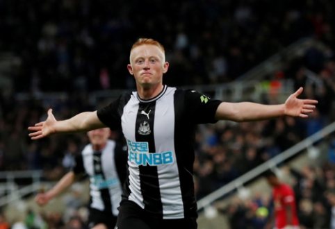 "Newcastle" debiutantas pasiuntė "Man Utd" į dar gilesnę duobę "Premier" lygoje