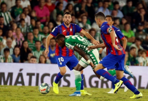 "Real Betis" ir vėl liko be pergalės Ispanijos pirmenybėse