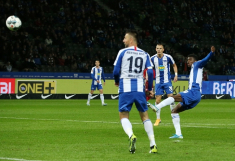 "Hertha" užtikrintai susitvarkė su "Dusseldorf" ekipa