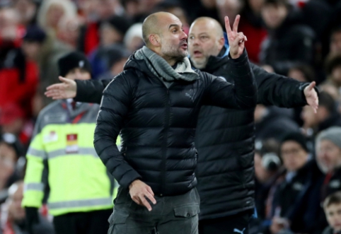 M. Oliveriui sarkastiškai padėkojęs P. Guardiola: "Be galo didžiuojuosi savo žaidėjais"