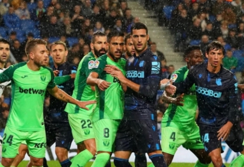 "Leganes" išvykoje atėmė taškus iš "Real Sociedad"