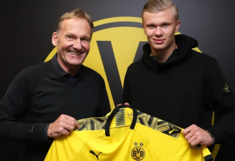 Oficialu: Norvegijos futbolo deimantas E. B. Haalandas keliasi į "Borussia"