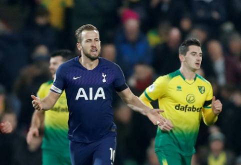 "Tottenham" vargo su "Norwich", "Leicester" grįžo į pergalių kelią