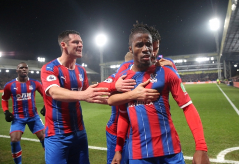 W. Zaha išplėšė lygiąsias mače su "Brighton"