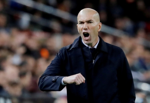 Z. Zidane'as: "Džiugu dėl žaidėjų atsidavimo, gaila dėl rezultato"