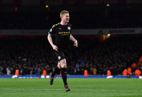 Fantastiškai žaidęs K. De Bruyne nuskriaudė "Arsenal" ekipą