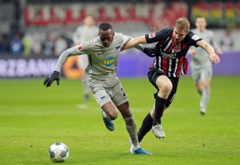 "Eintracht" ir "Hertha" pasidalino po tašką
